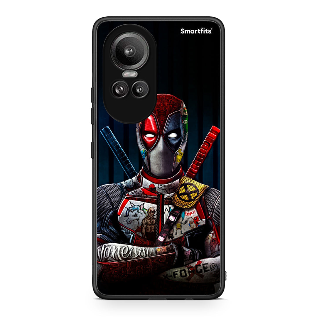 Oppo Reno10 Pro Funny Guy θήκη από τη Smartfits με σχέδιο στο πίσω μέρος και μαύρο περίβλημα | Smartphone case with colorful back and black bezels by Smartfits