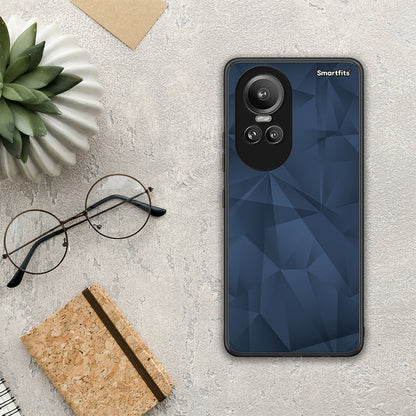Geometric Blue Abstract - Oppo Reno10 Pro θήκη