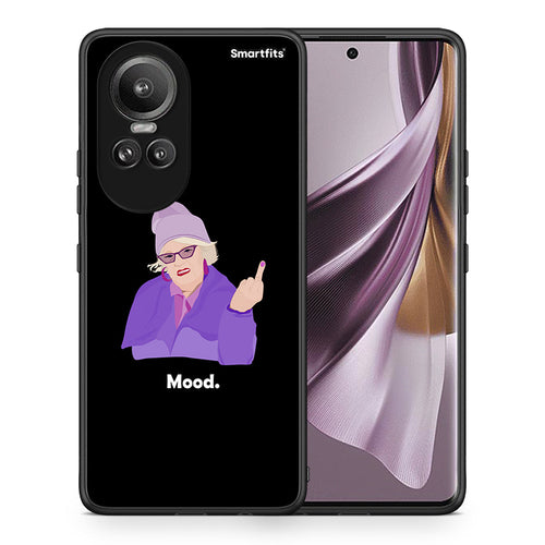 Θήκη Oppo Reno10 Pro Grandma Mood Black από τη Smartfits με σχέδιο στο πίσω μέρος και μαύρο περίβλημα | Oppo Reno10 Pro Grandma Mood Black case with colorful back and black bezels