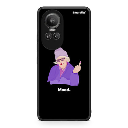Oppo Reno10 Pro Grandma Mood Black θήκη από τη Smartfits με σχέδιο στο πίσω μέρος και μαύρο περίβλημα | Smartphone case with colorful back and black bezels by Smartfits