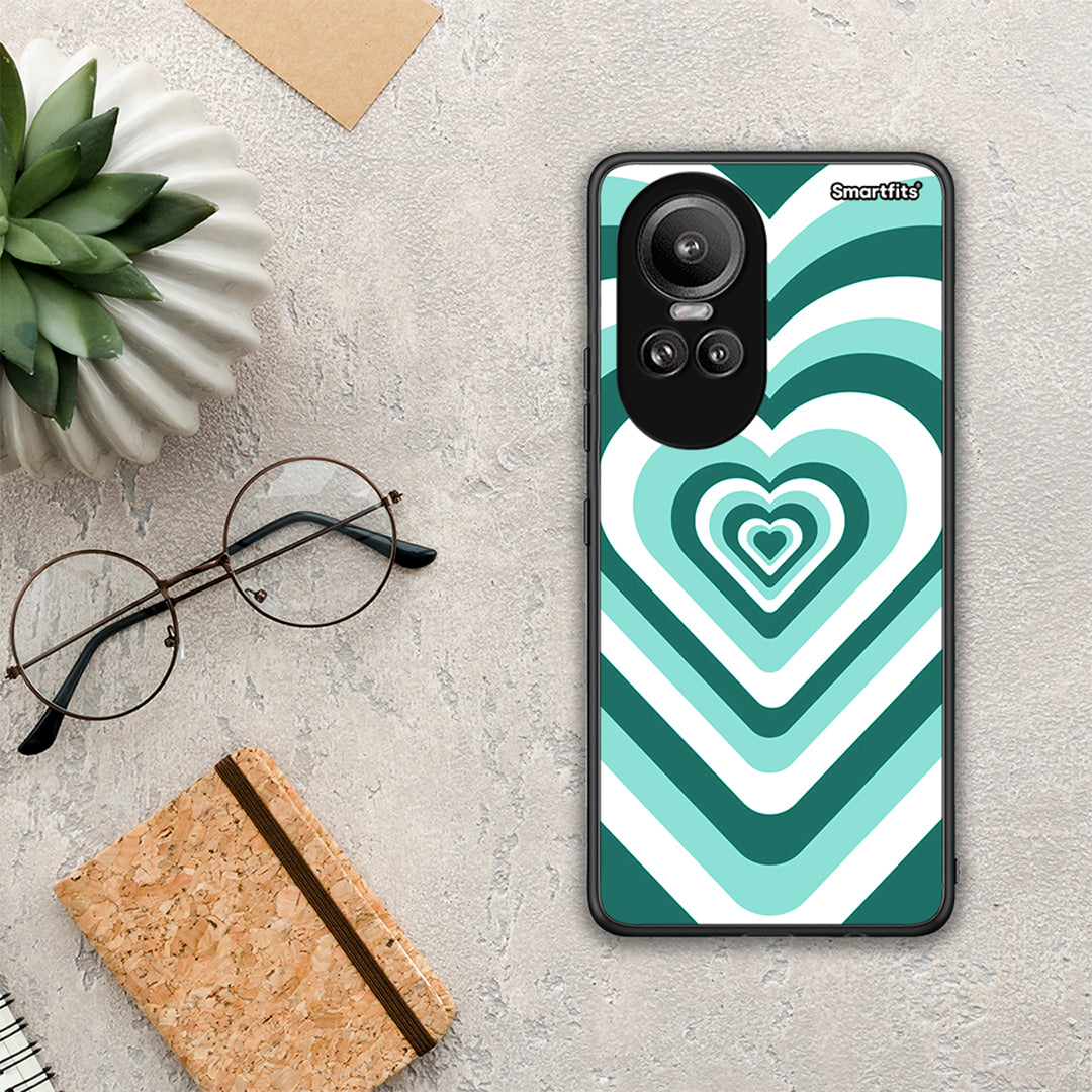 Green Hearts - Oppo Reno10 Pro θήκη