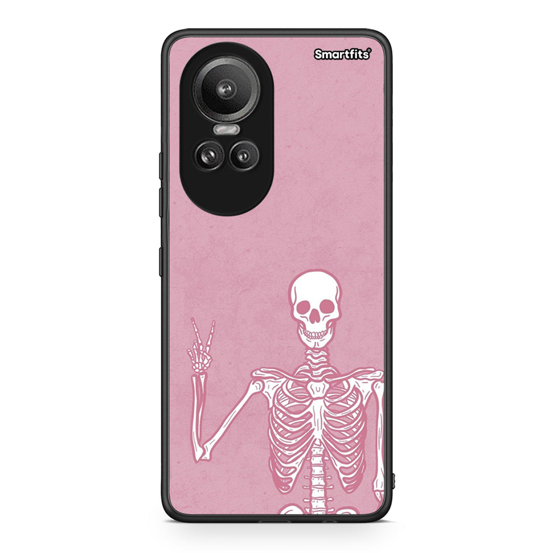 Oppo Reno10 Pro Halloween Motivation Θήκη από τη Smartfits με σχέδιο στο πίσω μέρος και μαύρο περίβλημα | Smartphone case with colorful back and black bezels by Smartfits