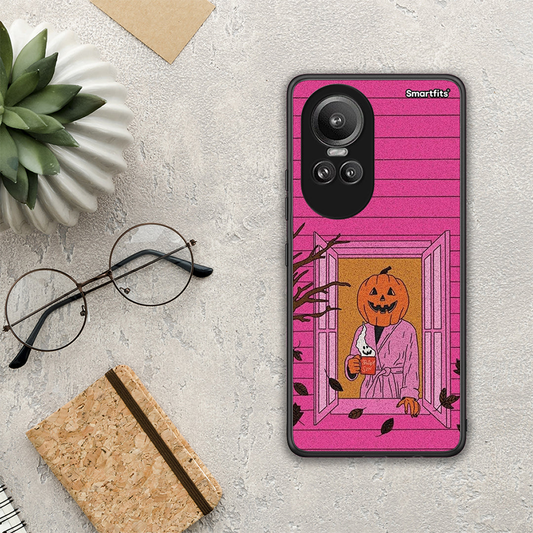 Halloween Pumpkin Lady - Oppo Reno10 Pro θήκη