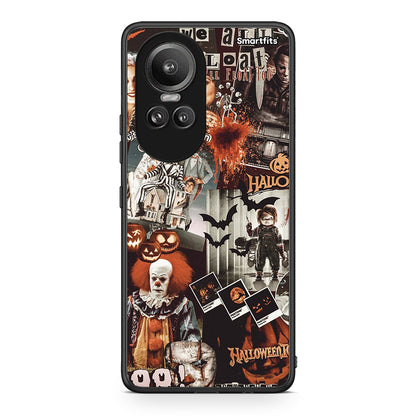 Oppo Reno10 Pro Halloween Spooky Season Θήκη από τη Smartfits με σχέδιο στο πίσω μέρος και μαύρο περίβλημα | Smartphone case with colorful back and black bezels by Smartfits