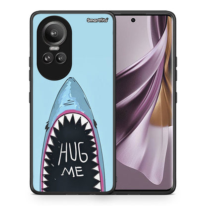 Θήκη Oppo Reno10 Pro Hug Me από τη Smartfits με σχέδιο στο πίσω μέρος και μαύρο περίβλημα | Oppo Reno10 Pro Hug Me case with colorful back and black bezels
