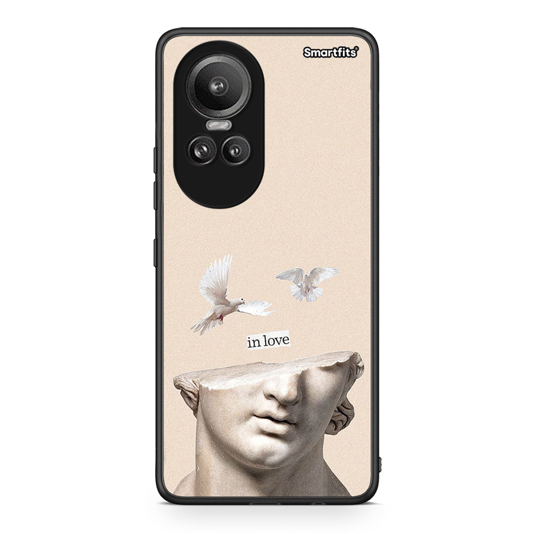 Oppo Reno10 Pro In Love θήκη από τη Smartfits με σχέδιο στο πίσω μέρος και μαύρο περίβλημα | Smartphone case with colorful back and black bezels by Smartfits