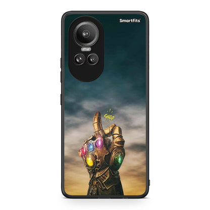Oppo Reno10 Pro Infinity Snap θήκη από τη Smartfits με σχέδιο στο πίσω μέρος και μαύρο περίβλημα | Smartphone case with colorful back and black bezels by Smartfits