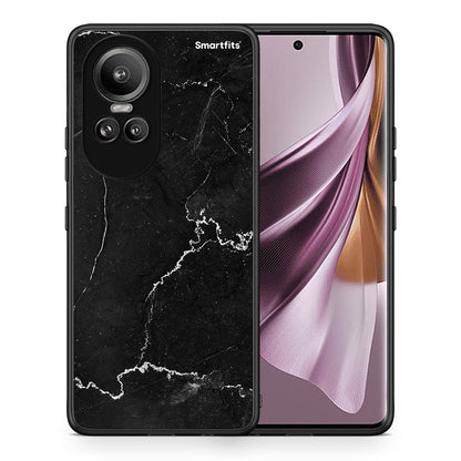 Θήκη Oppo Reno10 Pro Marble Black από τη Smartfits με σχέδιο στο πίσω μέρος και μαύρο περίβλημα | Oppo Reno10 Pro Marble Black case with colorful back and black bezels