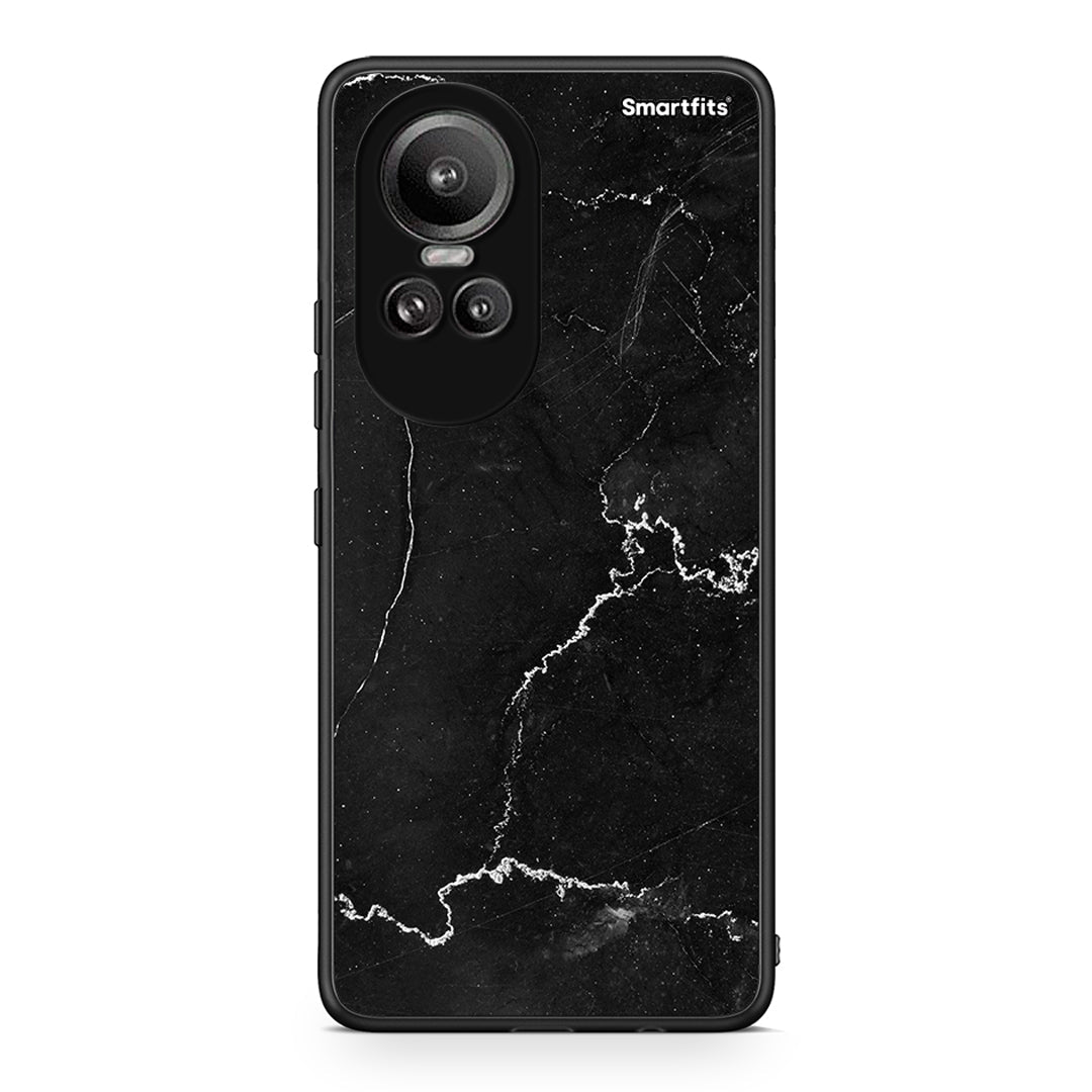 Oppo Reno10 Pro Marble Black θήκη από τη Smartfits με σχέδιο στο πίσω μέρος και μαύρο περίβλημα | Smartphone case with colorful back and black bezels by Smartfits
