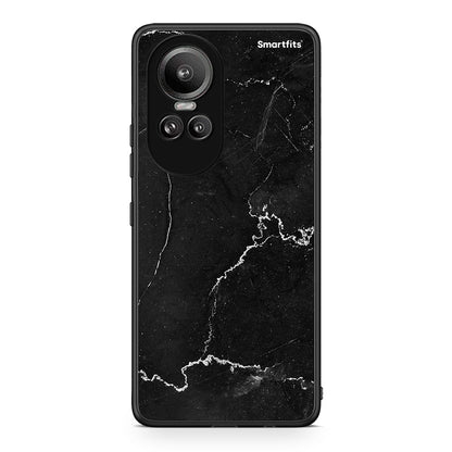 Oppo Reno10 Pro Marble Black θήκη από τη Smartfits με σχέδιο στο πίσω μέρος και μαύρο περίβλημα | Smartphone case with colorful back and black bezels by Smartfits