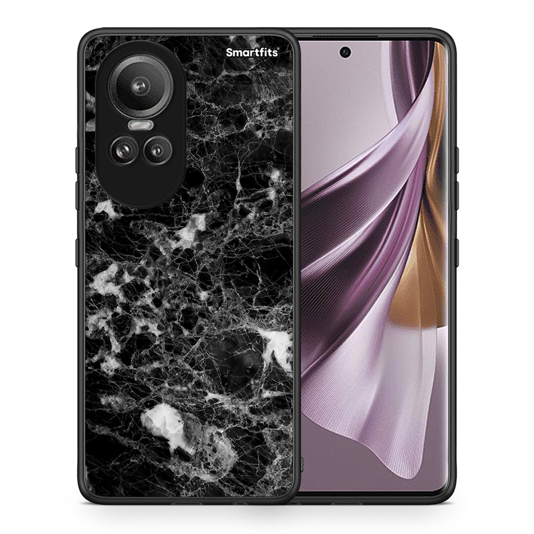 Θήκη Oppo Reno10 Pro Male Marble από τη Smartfits με σχέδιο στο πίσω μέρος και μαύρο περίβλημα | Oppo Reno10 Pro Male Marble case with colorful back and black bezels