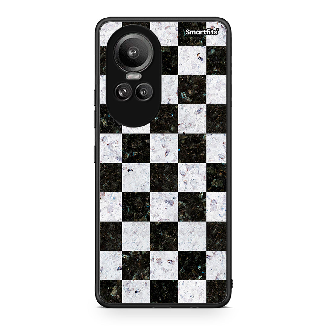 4 - Oppo Reno10 Pro Square Geometric Marble case, cover, bumper