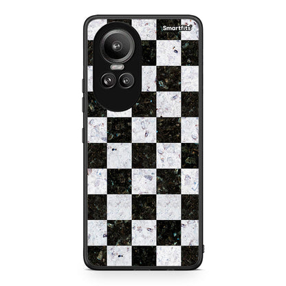 4 - Oppo Reno10 Pro Square Geometric Marble case, cover, bumper