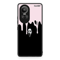 Thumbnail for Oppo Reno10 Pro Melting Halloween Mask Θήκη από τη Smartfits με σχέδιο στο πίσω μέρος και μαύρο περίβλημα | Smartphone case with colorful back and black bezels by Smartfits