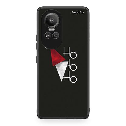 Oppo Reno10 Pro Minimal Christmas θήκη από τη Smartfits με σχέδιο στο πίσω μέρος και μαύρο περίβλημα | Smartphone case with colorful back and black bezels by Smartfits