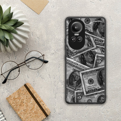 Money Dollars - Oppo Reno10 Pro θήκη
