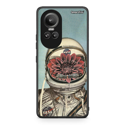 Oppo Reno10 Pro Nasa Bloom θήκη από τη Smartfits με σχέδιο στο πίσω μέρος και μαύρο περίβλημα | Smartphone case with colorful back and black bezels by Smartfits