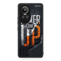 Thumbnail for Oppo Reno10 Pro Never Give Up Θήκη Αγίου Βαλεντίνου από τη Smartfits με σχέδιο στο πίσω μέρος και μαύρο περίβλημα | Smartphone case with colorful back and black bezels by Smartfits