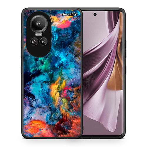 Θήκη Oppo Reno10 Pro Crayola Paint από τη Smartfits με σχέδιο στο πίσω μέρος και μαύρο περίβλημα | Oppo Reno10 Pro Crayola Paint case with colorful back and black bezels
