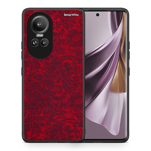 Θήκη Oppo Reno10 Pro Paisley Cashmere από τη Smartfits με σχέδιο στο πίσω μέρος και μαύρο περίβλημα | Oppo Reno10 Pro Paisley Cashmere case with colorful back and black bezels