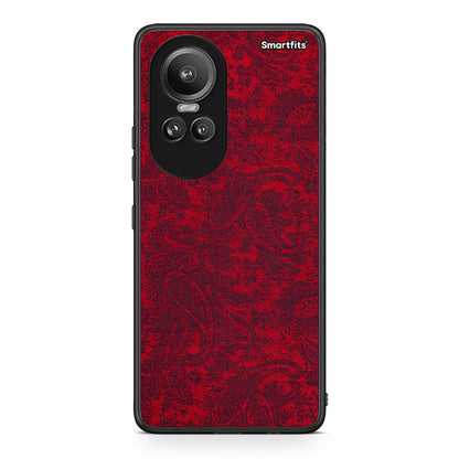 Oppo Reno10 Pro Paisley Cashmere θήκη από τη Smartfits με σχέδιο στο πίσω μέρος και μαύρο περίβλημα | Smartphone case with colorful back and black bezels by Smartfits