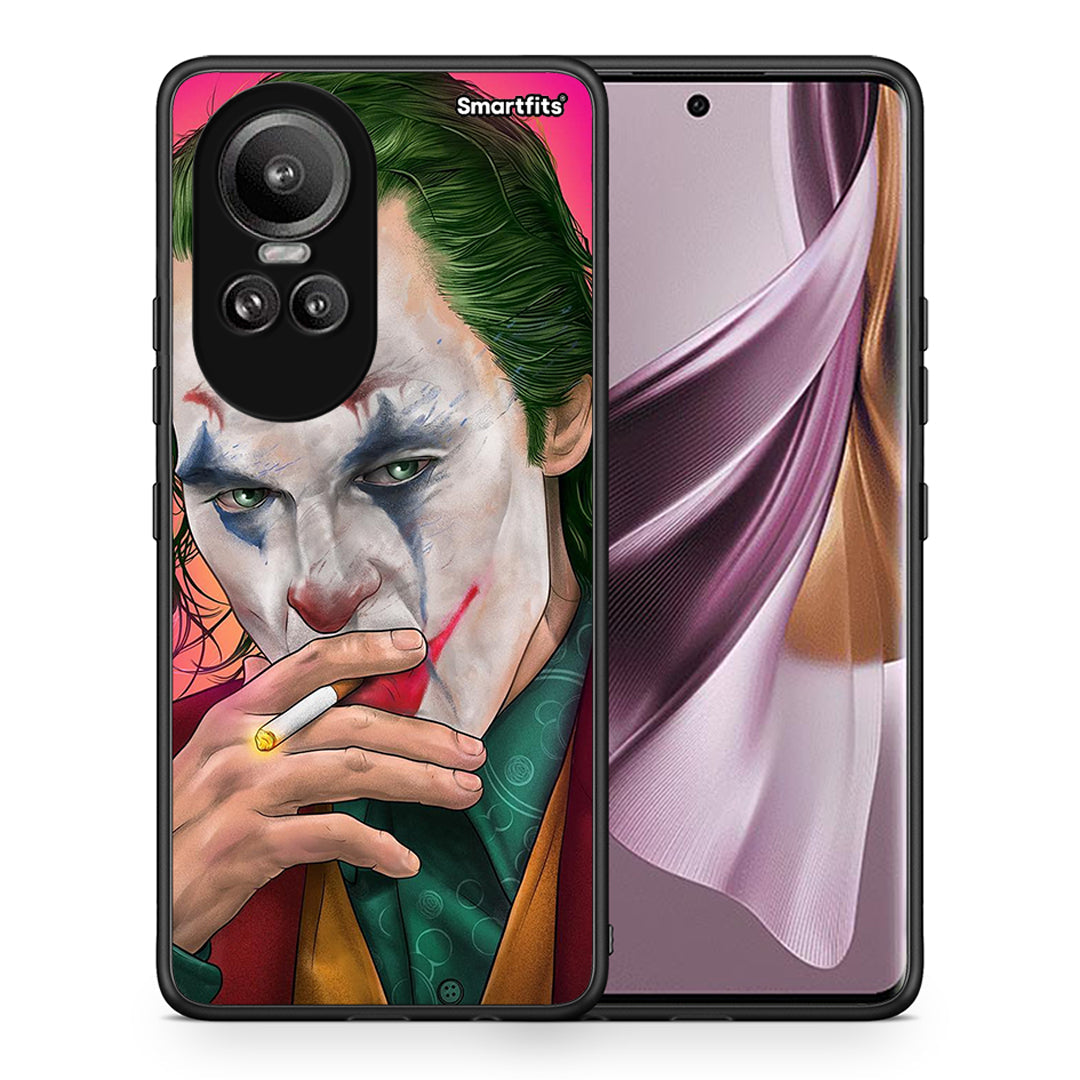 Θήκη Oppo Reno10 Pro JokesOnU PopArt από τη Smartfits με σχέδιο στο πίσω μέρος και μαύρο περίβλημα | Oppo Reno10 Pro JokesOnU PopArt case with colorful back and black bezels