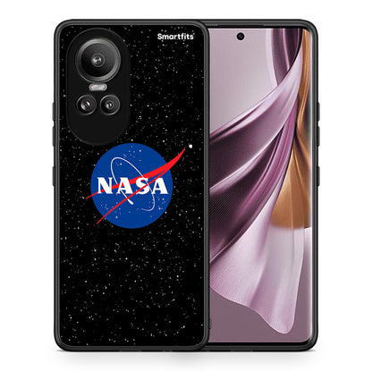 Θήκη Oppo Reno10 Pro NASA PopArt από τη Smartfits με σχέδιο στο πίσω μέρος και μαύρο περίβλημα | Oppo Reno10 Pro NASA PopArt case with colorful back and black bezels