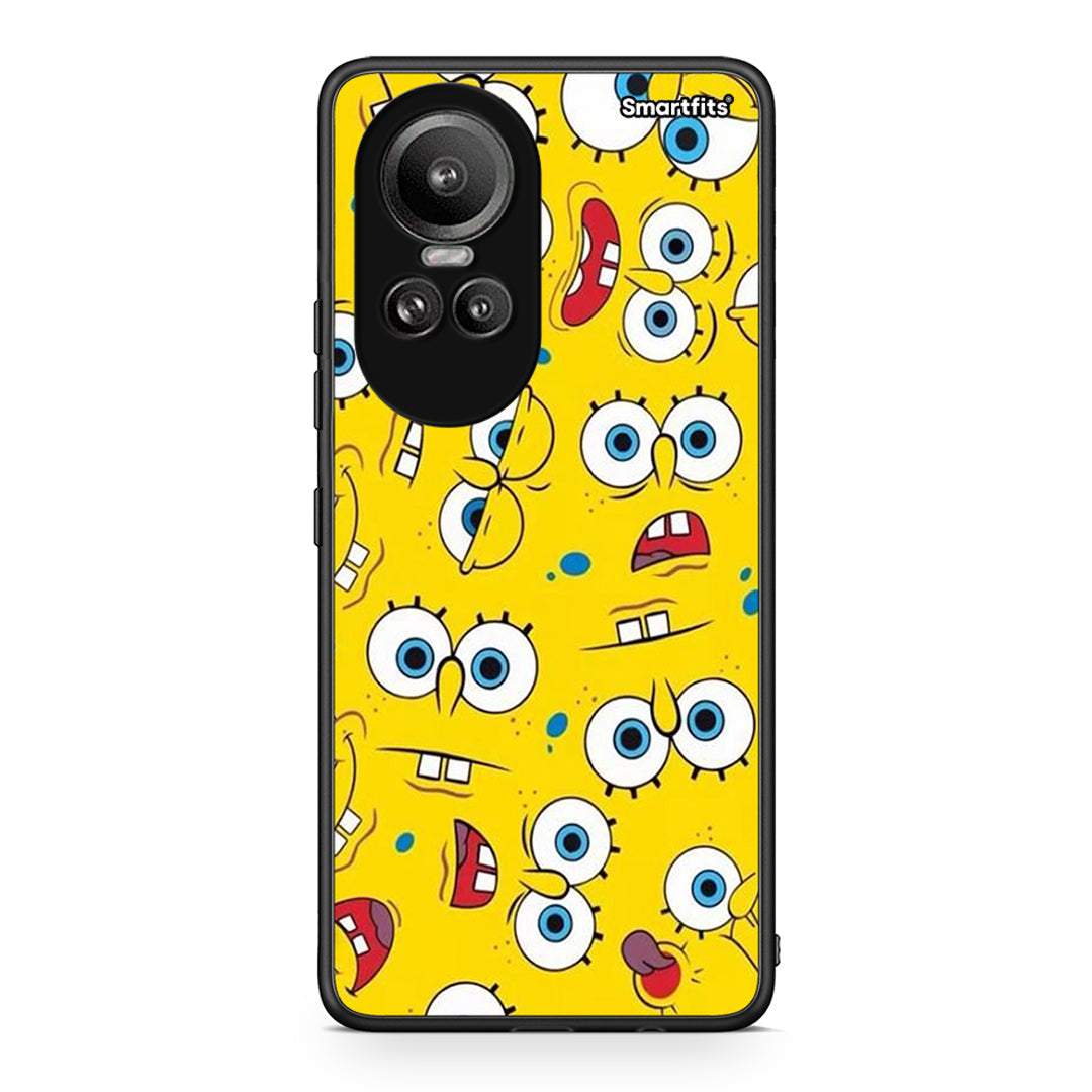 4 - Oppo Reno10 Pro Sponge PopArt case, cover, bumper