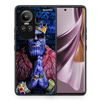 Thumbnail for Θήκη Oppo Reno10 Pro Thanos PopArt από τη Smartfits με σχέδιο στο πίσω μέρος και μαύρο περίβλημα | Oppo Reno10 Pro Thanos PopArt case with colorful back and black bezels