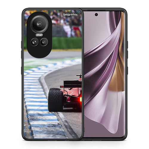 Θήκη Oppo Reno10 Pro Racing Vibes από τη Smartfits με σχέδιο στο πίσω μέρος και μαύρο περίβλημα | Oppo Reno10 Pro Racing Vibes case with colorful back and black bezels