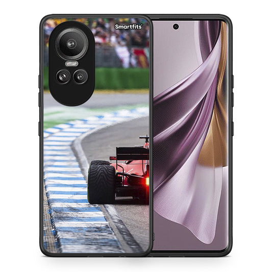 Θήκη Oppo Reno10 Pro Racing Vibes από τη Smartfits με σχέδιο στο πίσω μέρος και μαύρο περίβλημα | Oppo Reno10 Pro Racing Vibes case with colorful back and black bezels