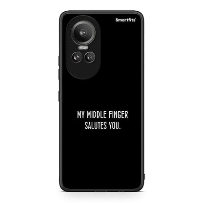 Oppo Reno10 Pro Salute θήκη από τη Smartfits με σχέδιο στο πίσω μέρος και μαύρο περίβλημα | Smartphone case with colorful back and black bezels by Smartfits