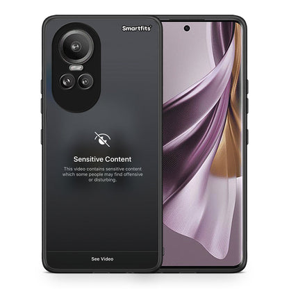 Θήκη Oppo Reno10 Pro Sensitive Content από τη Smartfits με σχέδιο στο πίσω μέρος και μαύρο περίβλημα | Oppo Reno10 Pro Sensitive Content case with colorful back and black bezels