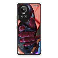 Thumbnail for Oppo Reno10 Pro Spider Hand Θήκη από τη Smartfits με σχέδιο στο πίσω μέρος και μαύρο περίβλημα | Smartphone case with colorful back and black bezels by Smartfits
