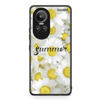 Thumbnail for Oppo Reno10 Pro Summer Daisies Θήκη από τη Smartfits με σχέδιο στο πίσω μέρος και μαύρο περίβλημα | Smartphone case with colorful back and black bezels by Smartfits