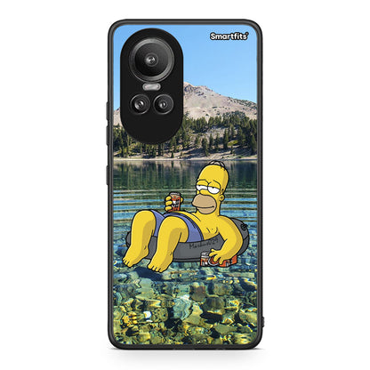 Oppo Reno10 Pro Summer Happiness Θήκη από τη Smartfits με σχέδιο στο πίσω μέρος και μαύρο περίβλημα | Smartphone case with colorful back and black bezels by Smartfits