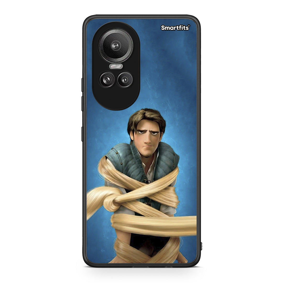 Oppo Reno10 Pro Tangled 1 Θήκη Αγίου Βαλεντίνου από τη Smartfits με σχέδιο στο πίσω μέρος και μαύρο περίβλημα | Smartphone case with colorful back and black bezels by Smartfits