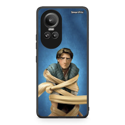 Oppo Reno10 Pro Tangled 1 Θήκη Αγίου Βαλεντίνου από τη Smartfits με σχέδιο στο πίσω μέρος και μαύρο περίβλημα | Smartphone case with colorful back and black bezels by Smartfits