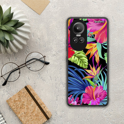 Tropical Flowers - Oppo Reno10 Pro θήκη