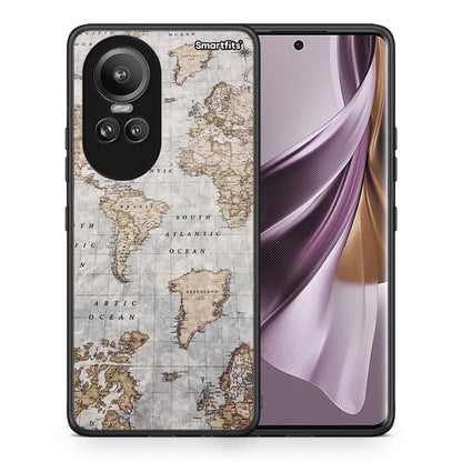 World Map - Oppo Reno10 Pro θήκη