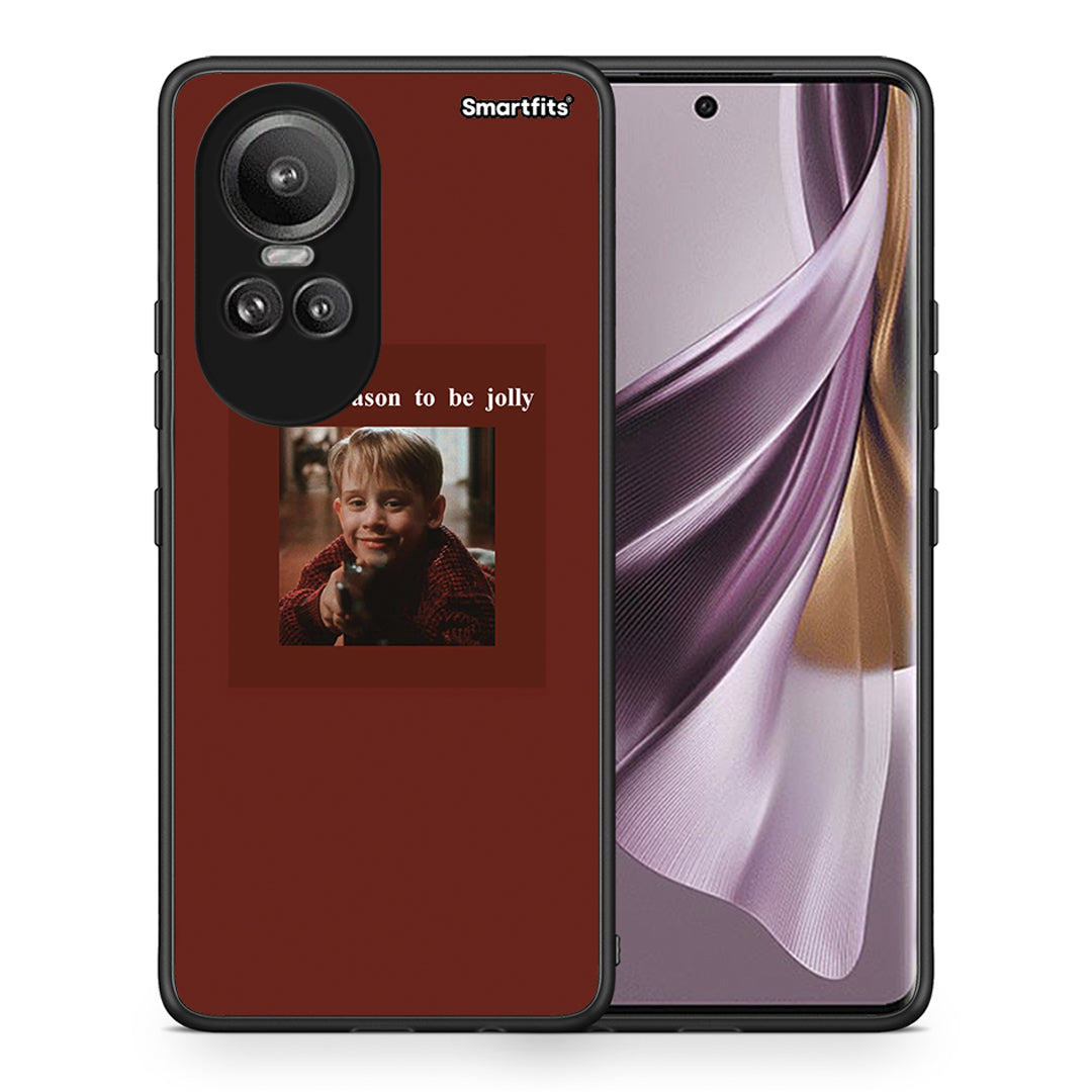 Θήκη Oppo Reno10 Pro Xmas Ultimate Spirit από τη Smartfits με σχέδιο στο πίσω μέρος και μαύρο περίβλημα | Oppo Reno10 Pro Xmas Ultimate Spirit case with colorful back and black bezels