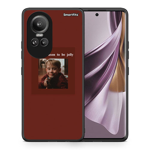 Θήκη Oppo Reno10 Pro Xmas Ultimate Spirit από τη Smartfits με σχέδιο στο πίσω μέρος και μαύρο περίβλημα | Oppo Reno10 Pro Xmas Ultimate Spirit case with colorful back and black bezels