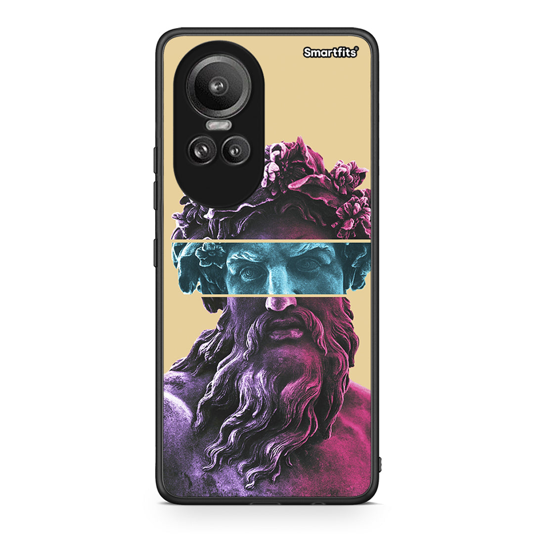 Oppo Reno10 Pro Zeus Art Θήκη Αγίου Βαλεντίνου από τη Smartfits με σχέδιο στο πίσω μέρος και μαύρο περίβλημα | Smartphone case with colorful back and black bezels by Smartfits