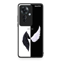 Thumbnail for Oppo Reno11 F 5G Angels Demons θήκη από τη Smartfits με σχέδιο στο πίσω μέρος και μαύρο περίβλημα | Smartphone case with colorful back and black bezels by Smartfits