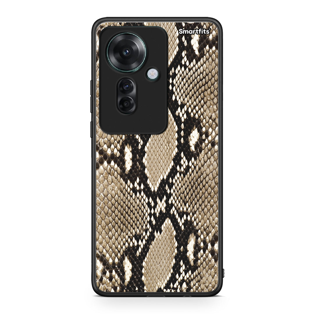 23 - Oppo Reno11 F 5G Fashion Snake Animal case, cover, bumper
