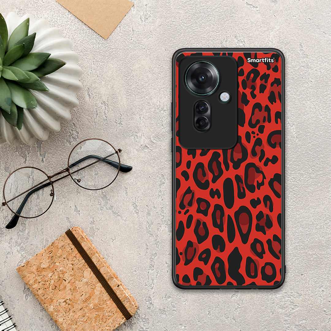 Animal Red Leopard - Oppo Reno11 F 5G θήκη