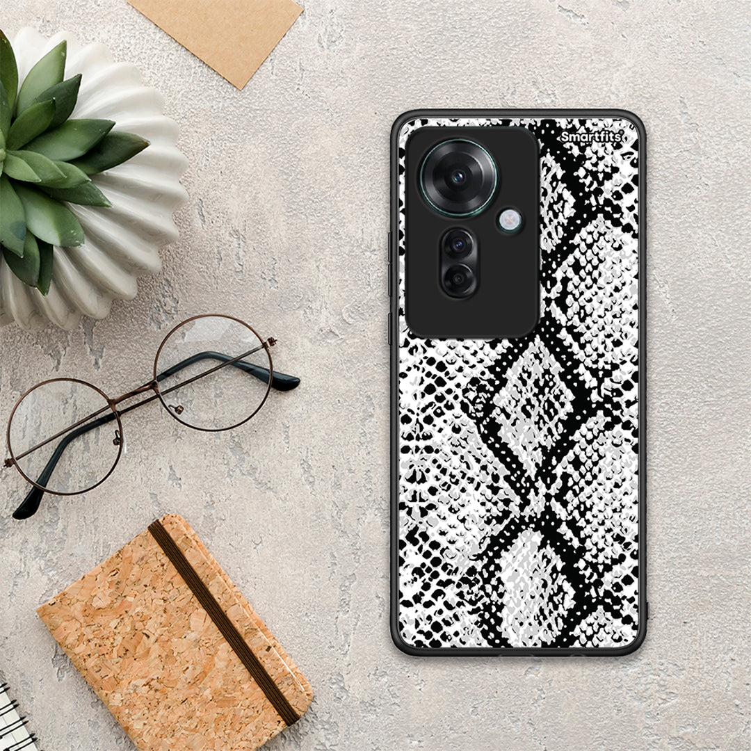 Animal White Snake - Oppo Reno11 F 5G θήκη