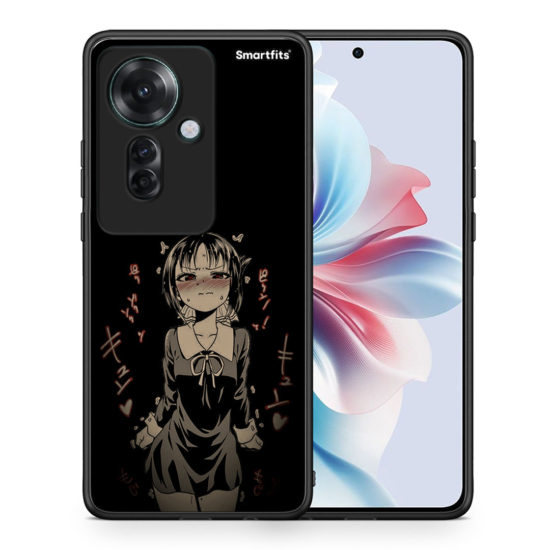 Θήκη Oppo Reno11 F 5G Anime Girl από τη Smartfits με σχέδιο στο πίσω μέρος και μαύρο περίβλημα | Oppo Reno11 F 5G Anime Girl case with colorful back and black bezels