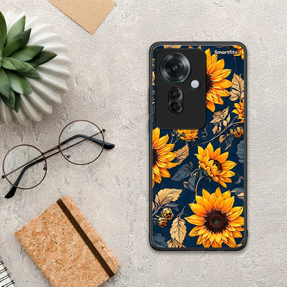 Autumn Sunflowers - Oppo Reno11 F 5G θήκη