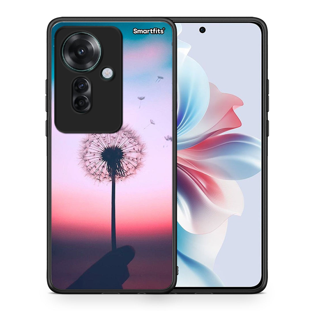 Θήκη Oppo Reno11 F 5G Wish Boho από τη Smartfits με σχέδιο στο πίσω μέρος και μαύρο περίβλημα | Oppo Reno11 F 5G Wish Boho case with colorful back and black bezels